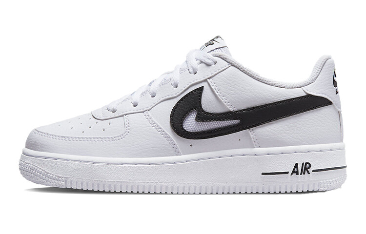 

Кроссовки Nike Air Force 1 Low Cut Out Swoosh White Black GS