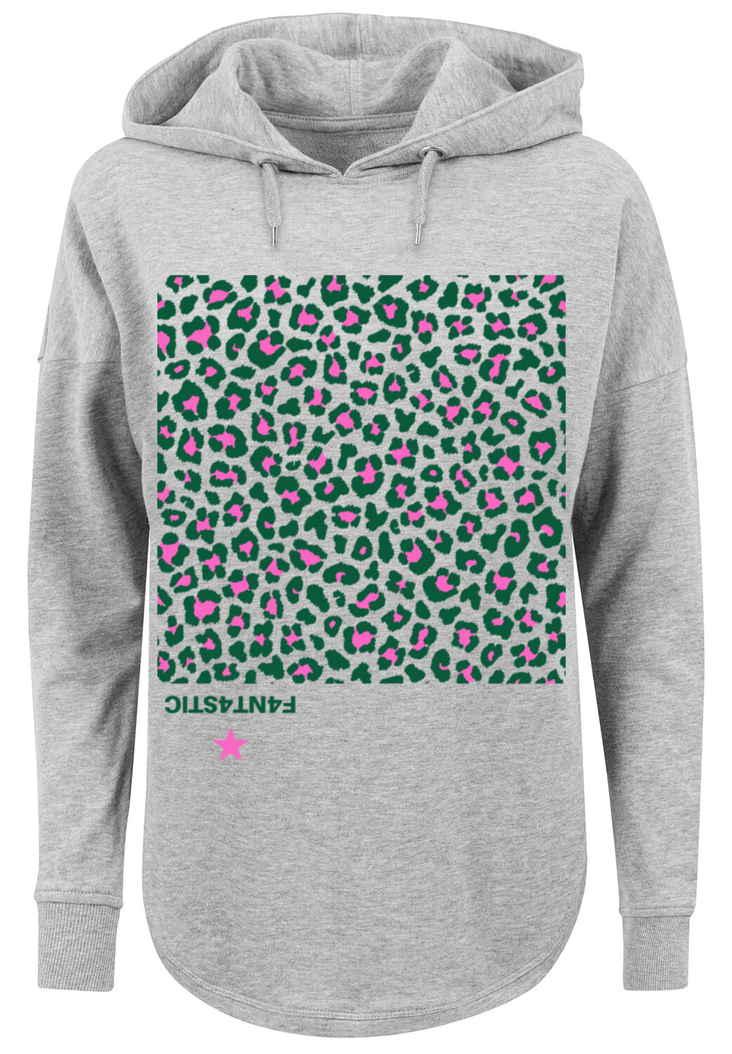 

Свитер F4NT4STIC Oversized Hoodie Leo Grün, серый