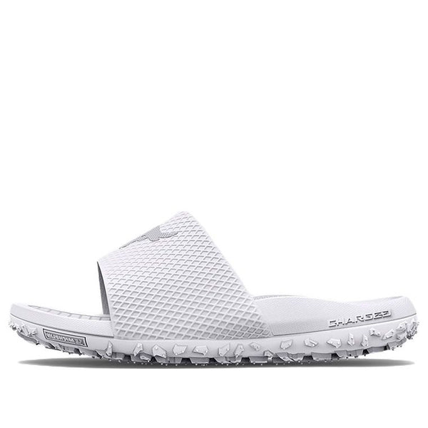 

Тапочки project rock slide 'white halo grey' Under Armour, белый