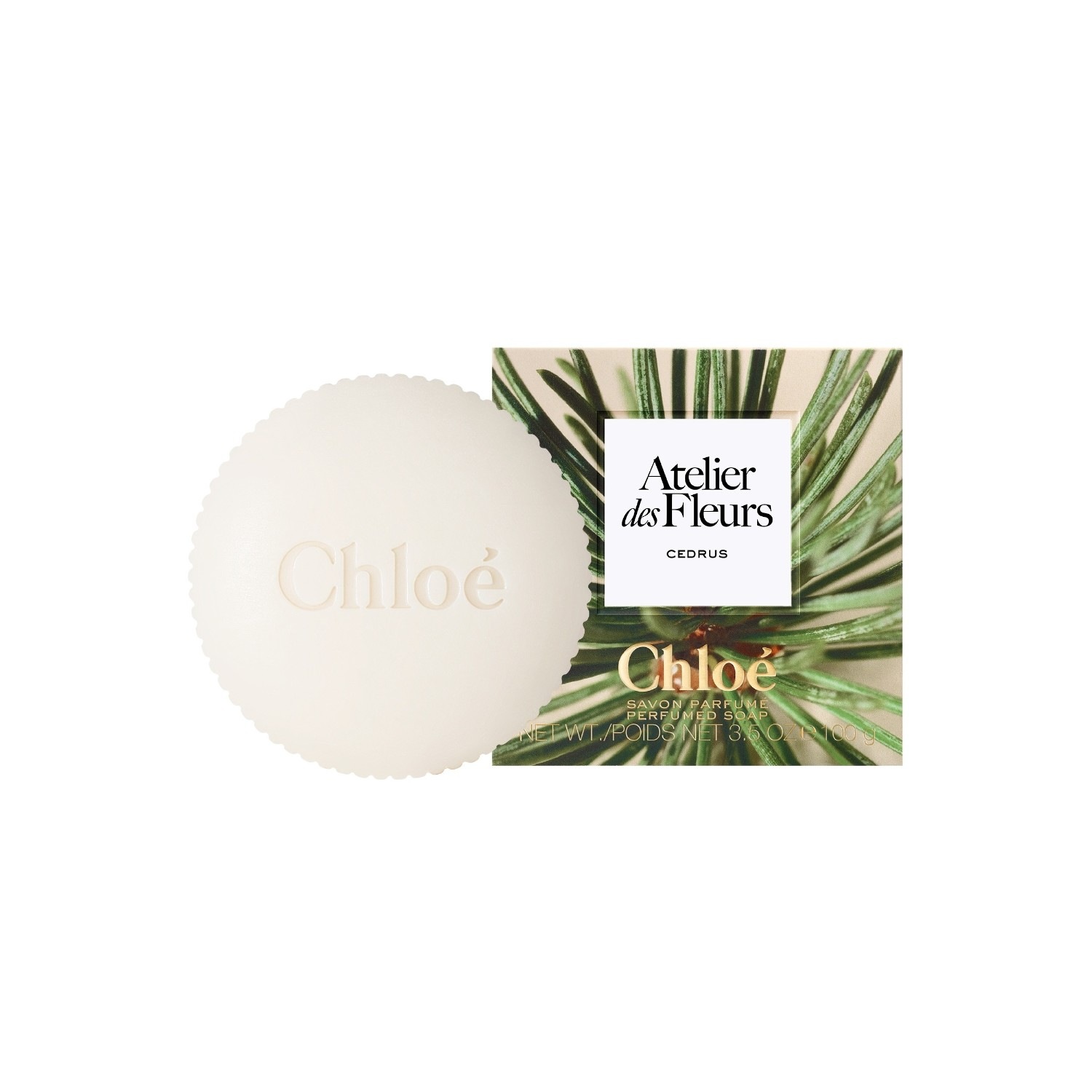 Мыло для рук atelier des fleurs cedrus perfumed soap Chloe, вес 100 гр. — фото 2
