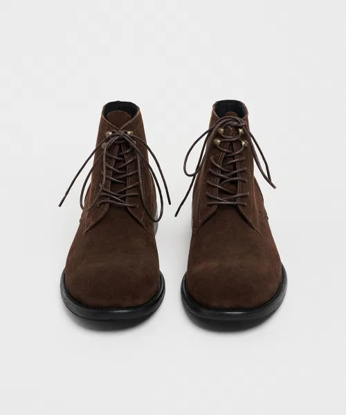 Ботинки UNIFORM Field Boots из замши коричневые — фото 4