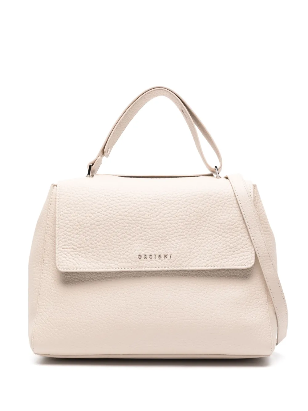 

Сумка-тоут из зернистой кожи Orciani, нейтральный