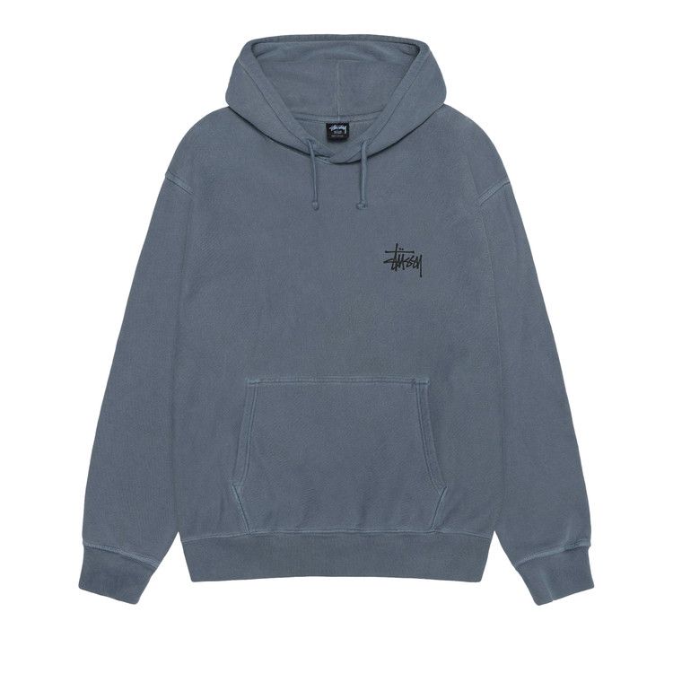 

Худи Stussy Basic Hoodie Pigment Dyed, Navy
