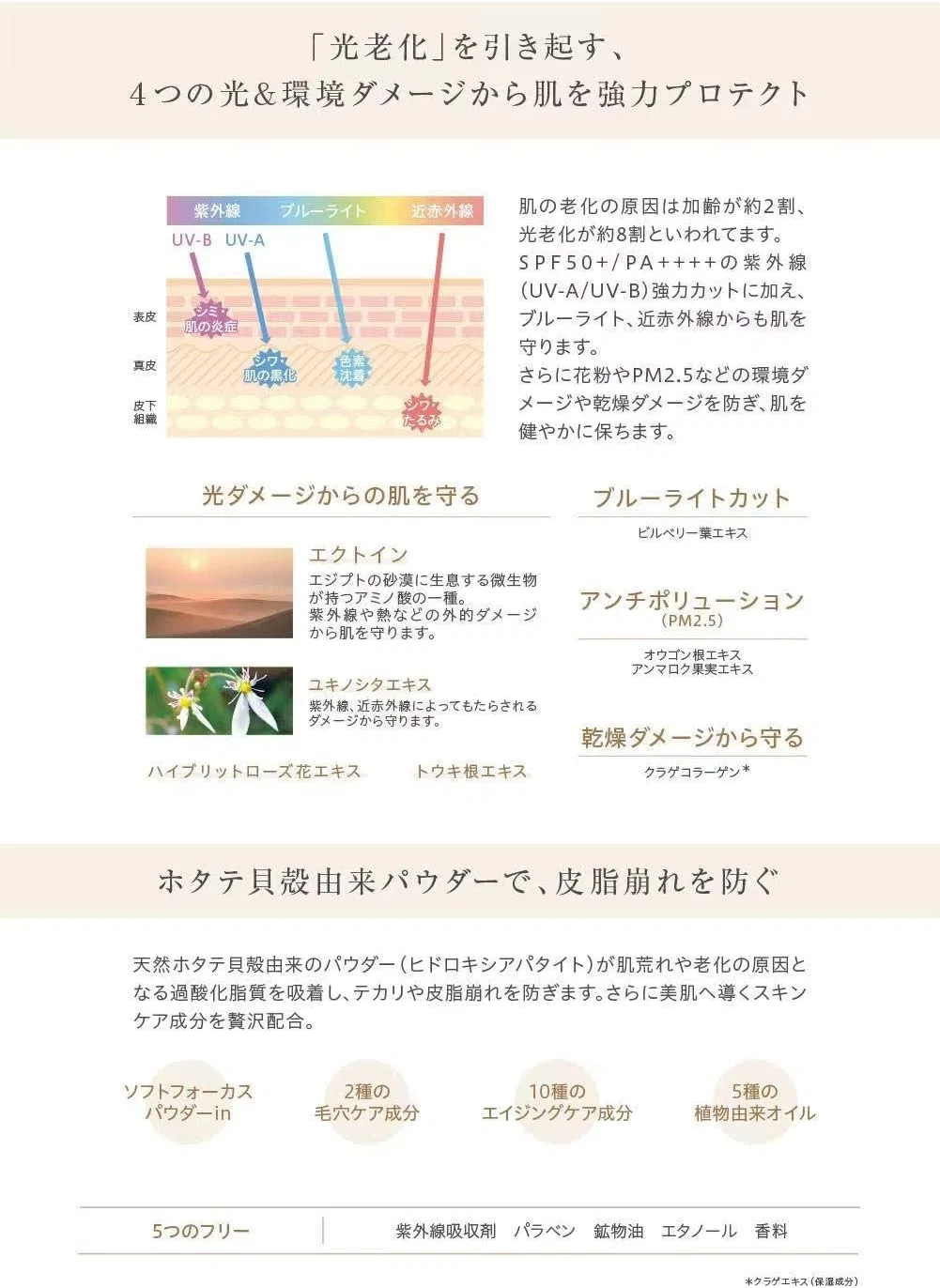 Солнцезащитный крем SUIKO HATSU CURE Airy Aura Protection SPF 50+ PA++++, 35 г, розовый — фото 2