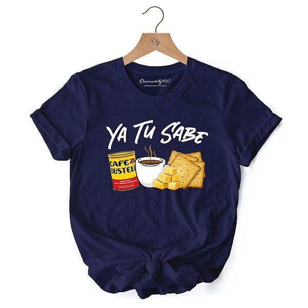

Футболка с принтом "Ya tu sabe café queso and galleta" для любителей кофе Ornamentallyyou, Blue, Коричневый, Футболка с принтом "Ya tu sabe café queso and galleta" для любителей кофе Ornamentallyyou, Blue
