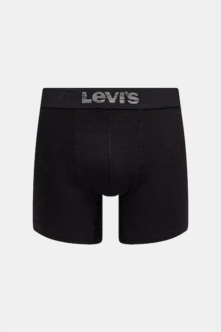 Боксеры хлопковые 2 шт Levi's, черный — фото 3
