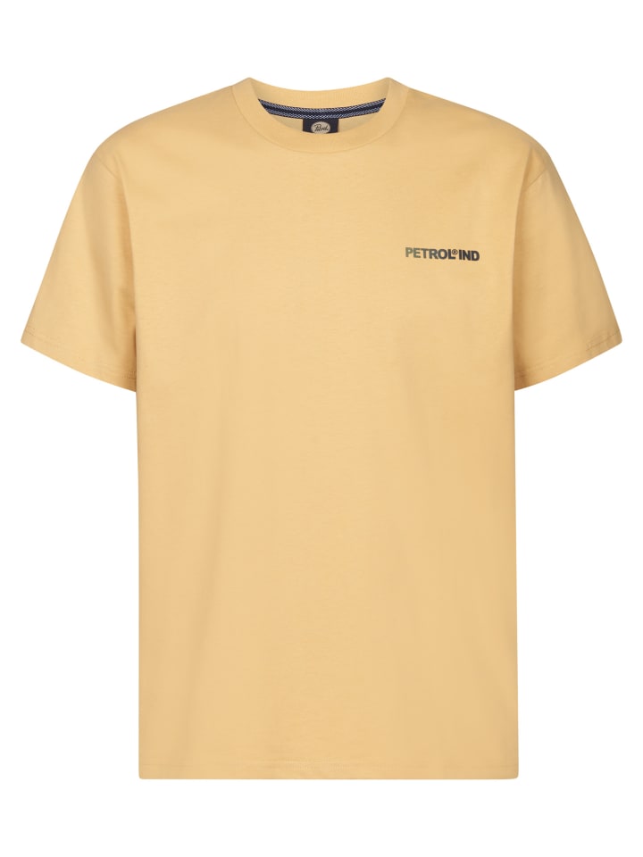

Футболка с принтом Islandstone на спине желтого цвета Petrol Industries