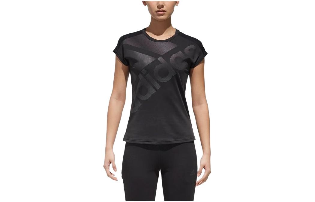 

Футболка женская черная Adidas