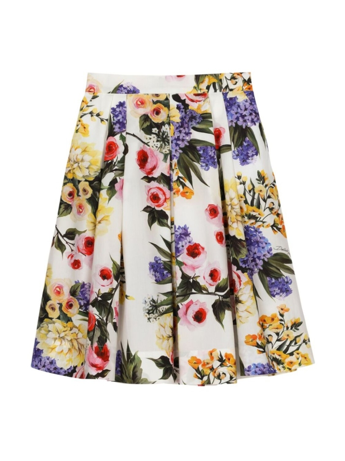 

Dolce & Gabbana юбка с цветочным принтом, белый