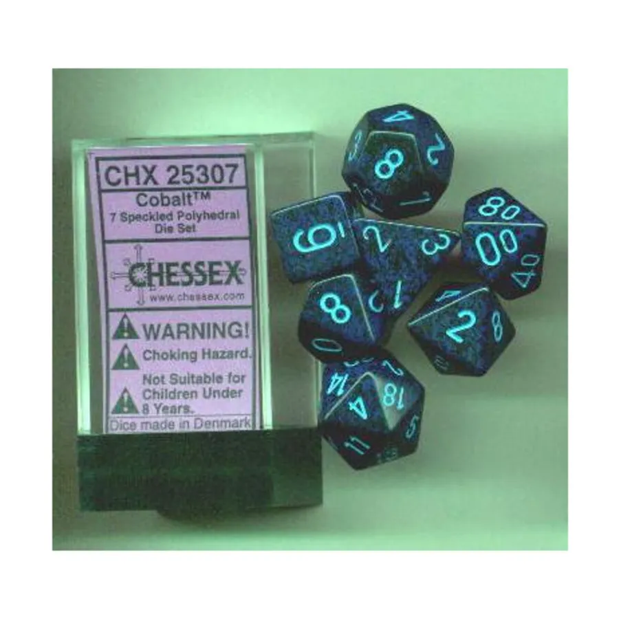 

Поли комплект кобальта (7), Dice - Speckled - Poly Sets (Chessex)
