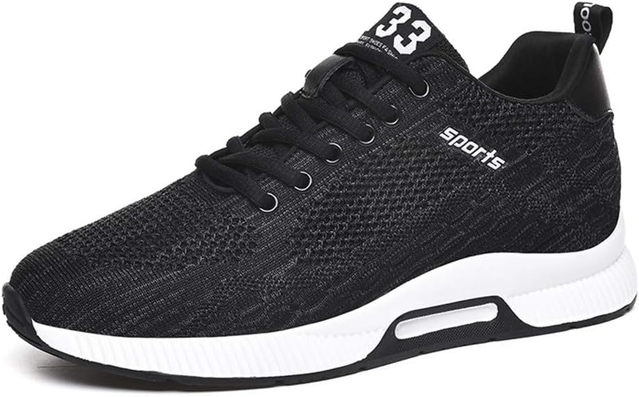 

Мужские модные кроссовки ailishabroy с дышащей тканью: повседневные туфли на скрытой подошве для уверенных в себе мужчин, черный