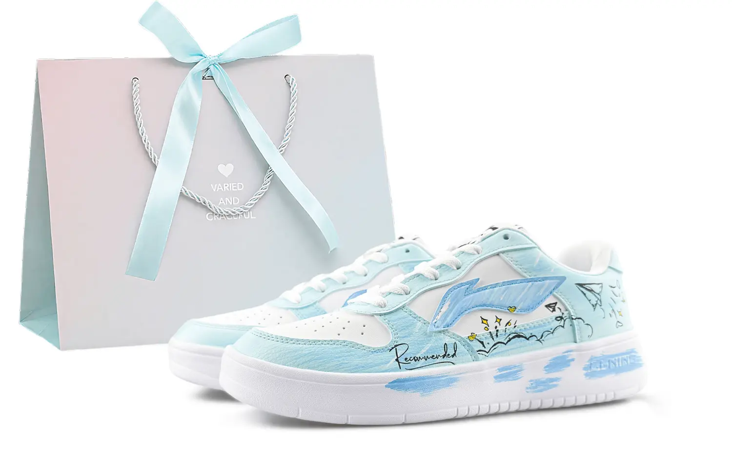 

Непромокаемые понтонные лодки устойчивые к скольжению, устойчивые к истиранию, дышащие низкие кроссовки для скейтбординга мужские LINING, белый