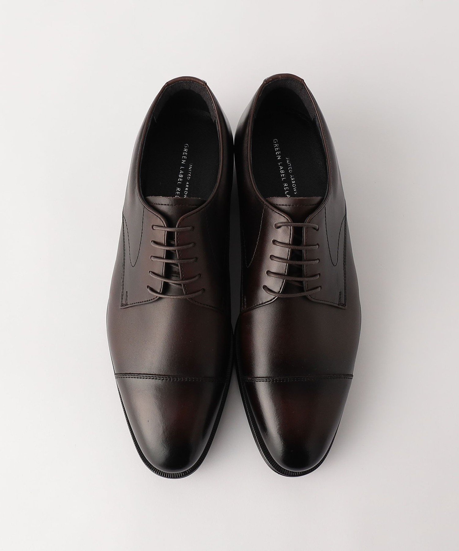 Классические туфли GLR AIR FN/SOLE с прямым носком 2 дюйма UNITED ARROWS green label relaxing, DK BROWN