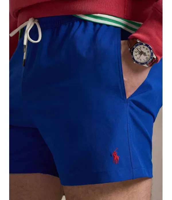 Пляжные шорты slim fit Polo Ralph Lauren, васильковый — фото 4