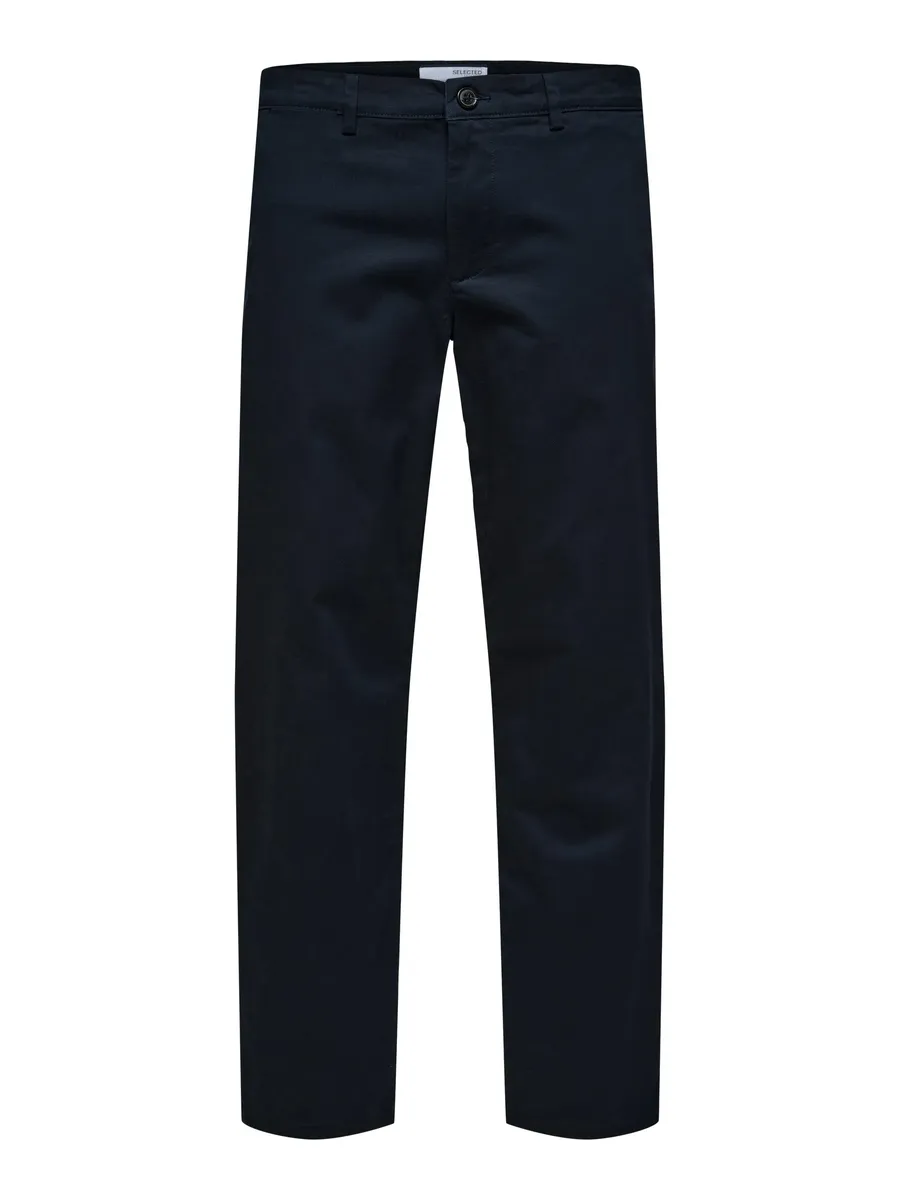 

Брюки из ткани SELECTED HOMME "SLH196-STRAIGHT-NEW MILES FLEX PANT NOOS", цвет Dark Sapphire