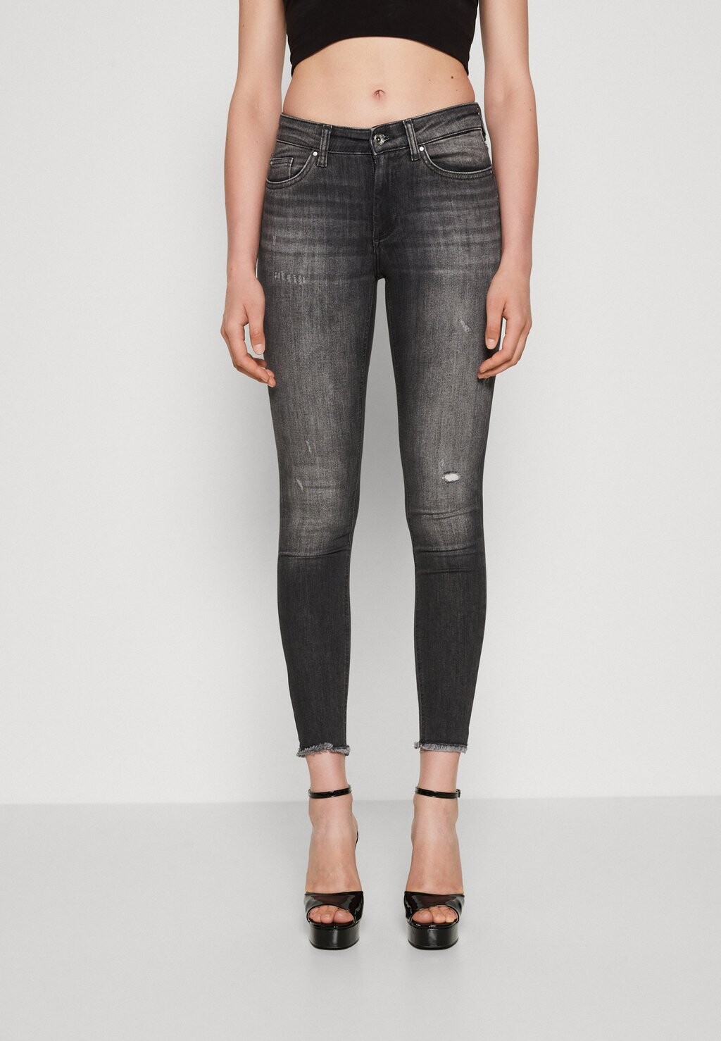 

Джинсы Skinny Fit ONLY Onlblush, черный деним