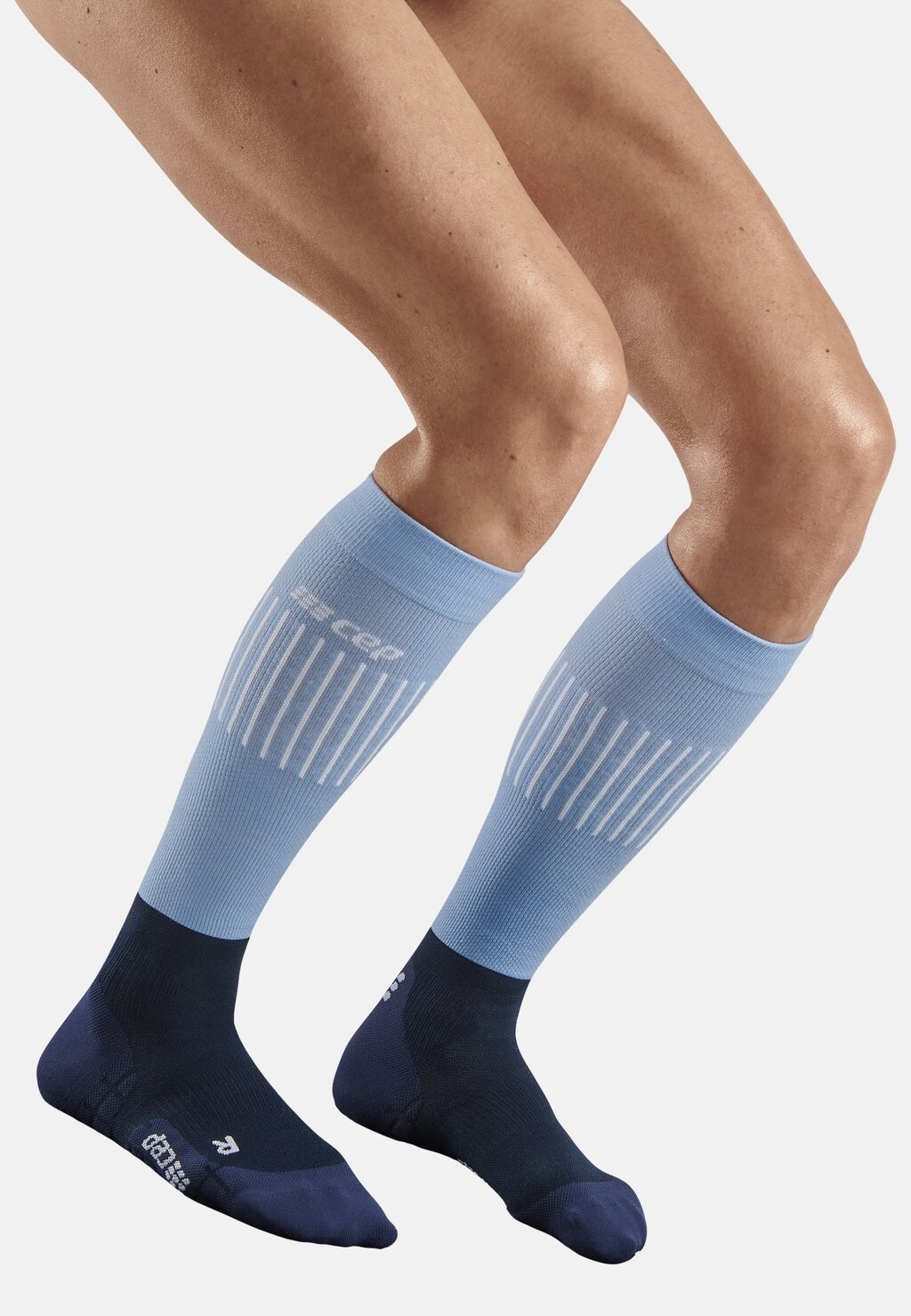 

Гольфы COMPRESSION ULTRALIGHT SKIING TALL CEP, цвет light blue blue