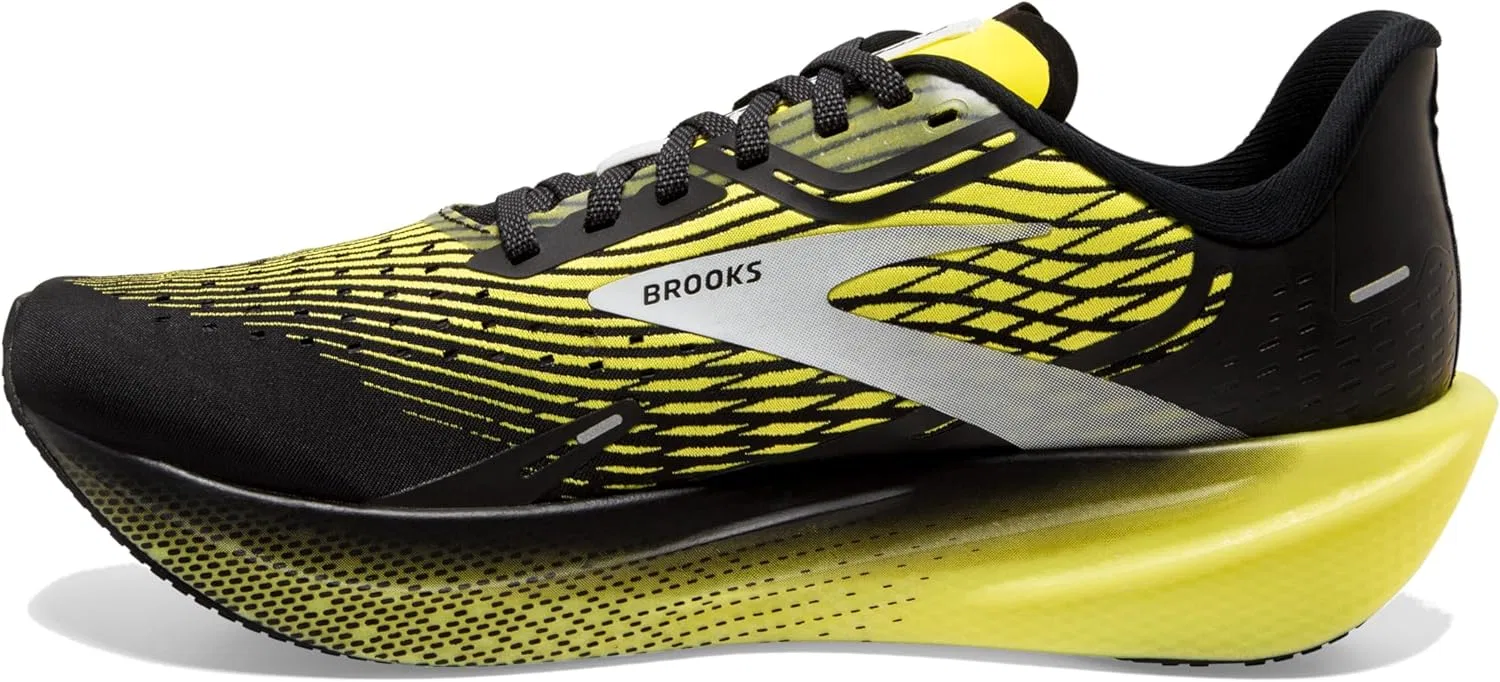 Мужские беговые кроссовки Brooks Hyperion Max, Black Blazing Yellow White — фото 3