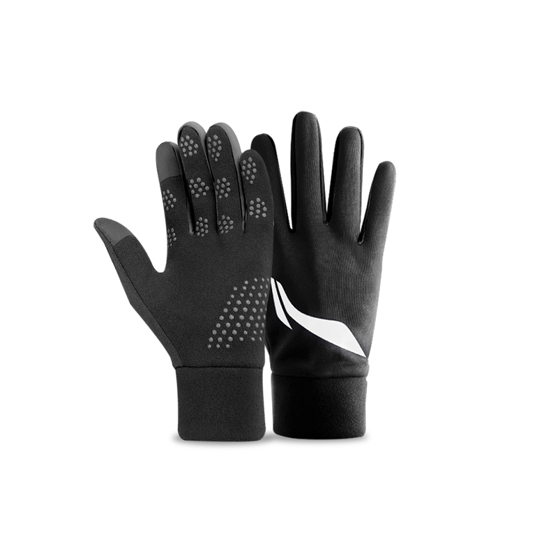 

LINING Унисекс перчатка из полиэстера трикотажная, Black