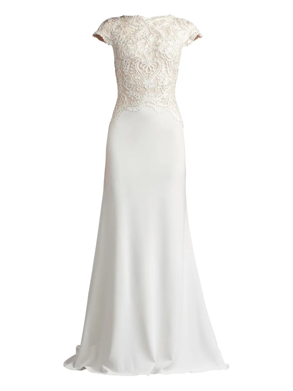 

Вышитое платье Айседоры Tadashi Shoji, белый