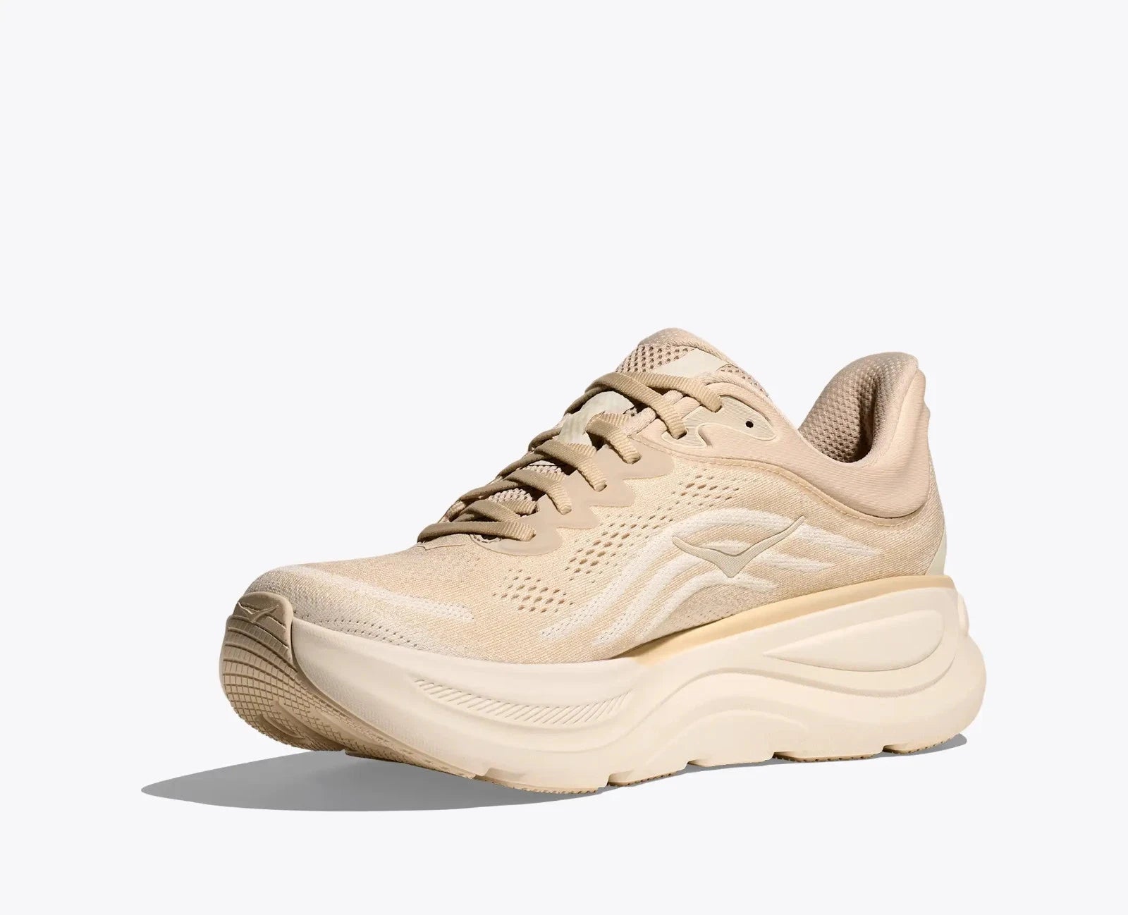 Кроссовки Hoka One One Rincon 4 1155130-BBLC, мужские, черные, со шнуровкой, для бега по шоссе Hoka, бежевый — фото 4