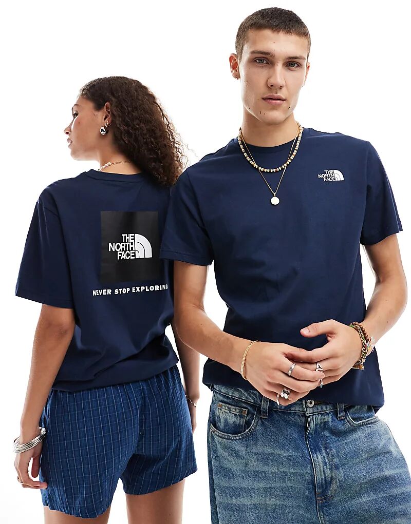 

Футболка с принтом NSE Box Back темно-синего цвета The North Face