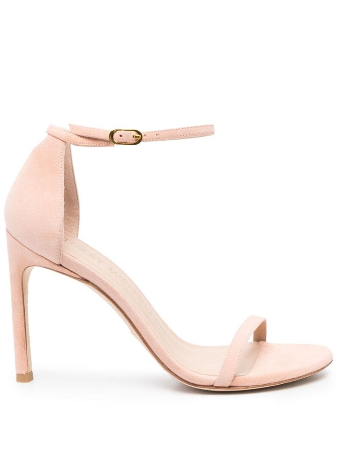 Stuart Weitzman босоножки Nudistsong 105, нейтральный цвет