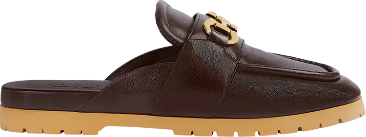

Кроссовки Gucci Mule 'Horsebit - Cocoa', коричневый