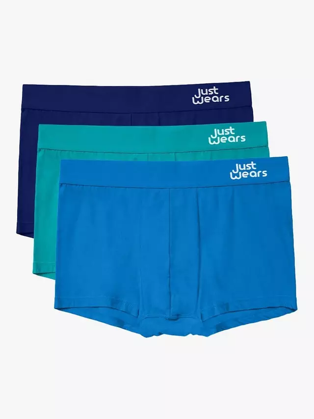 

Трусы JustWears Active 3 шт, цвет blue/navy/green