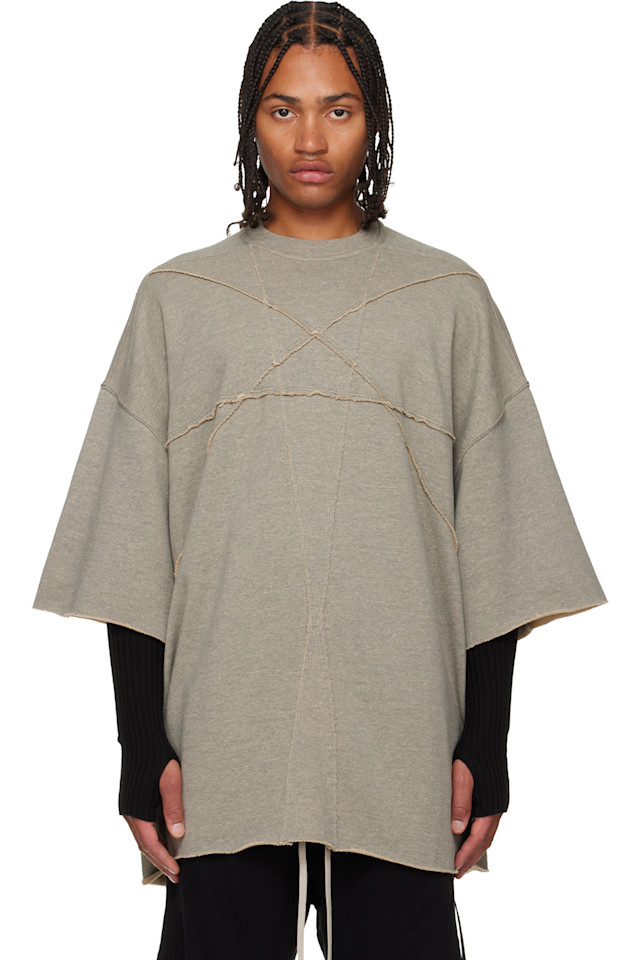 

Rick Owens Drkshdw Серая футболка Томми из Конкордианс