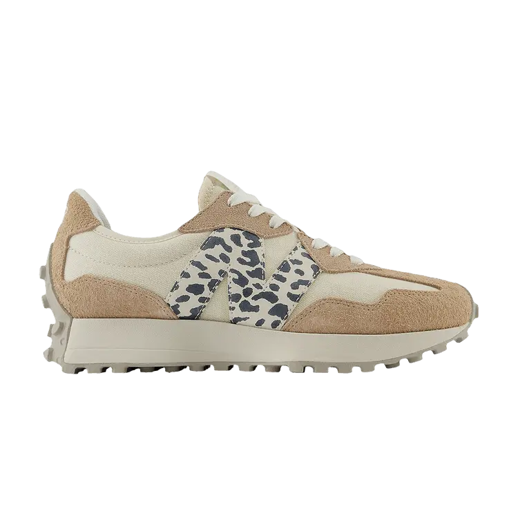 

Кроссовки New Balance Wmns 327 Flat Taupe Linen Leopard, желто-коричневый