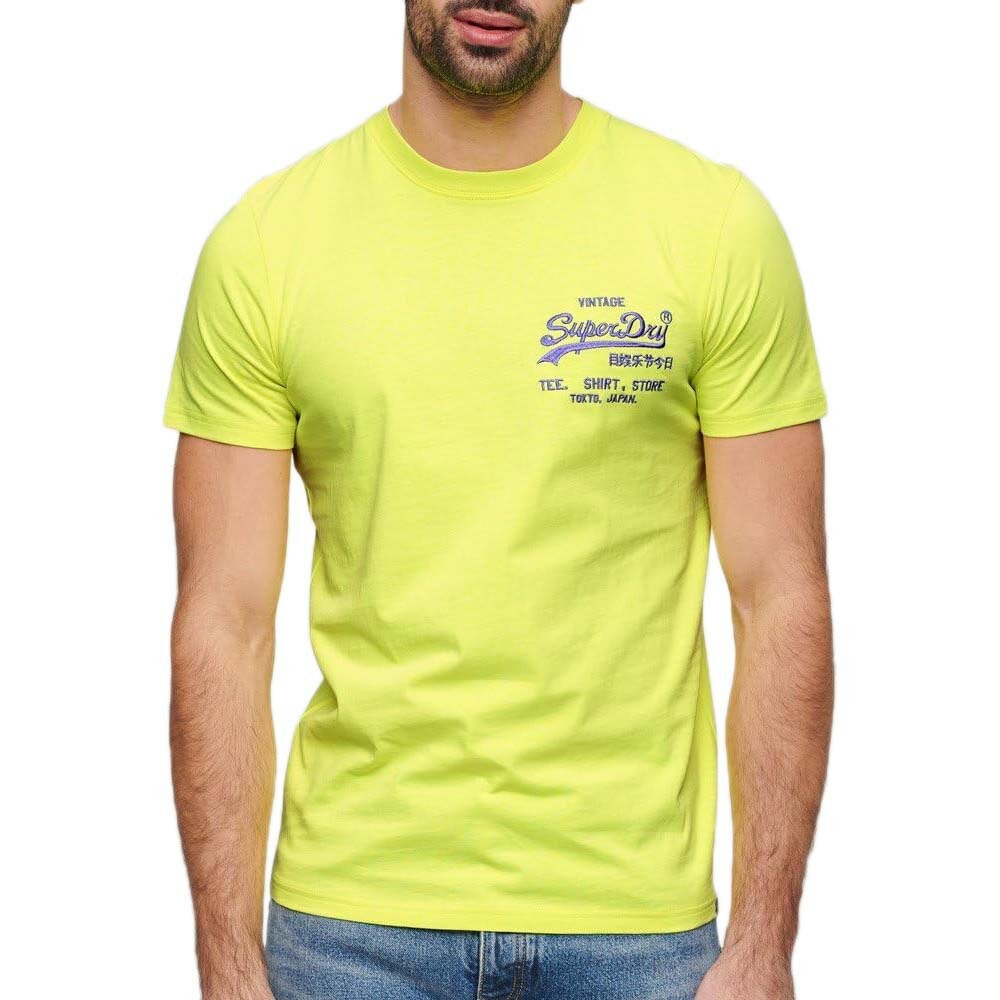 

Футболка с коротким рукавом Superdry Neon Vl, желтый