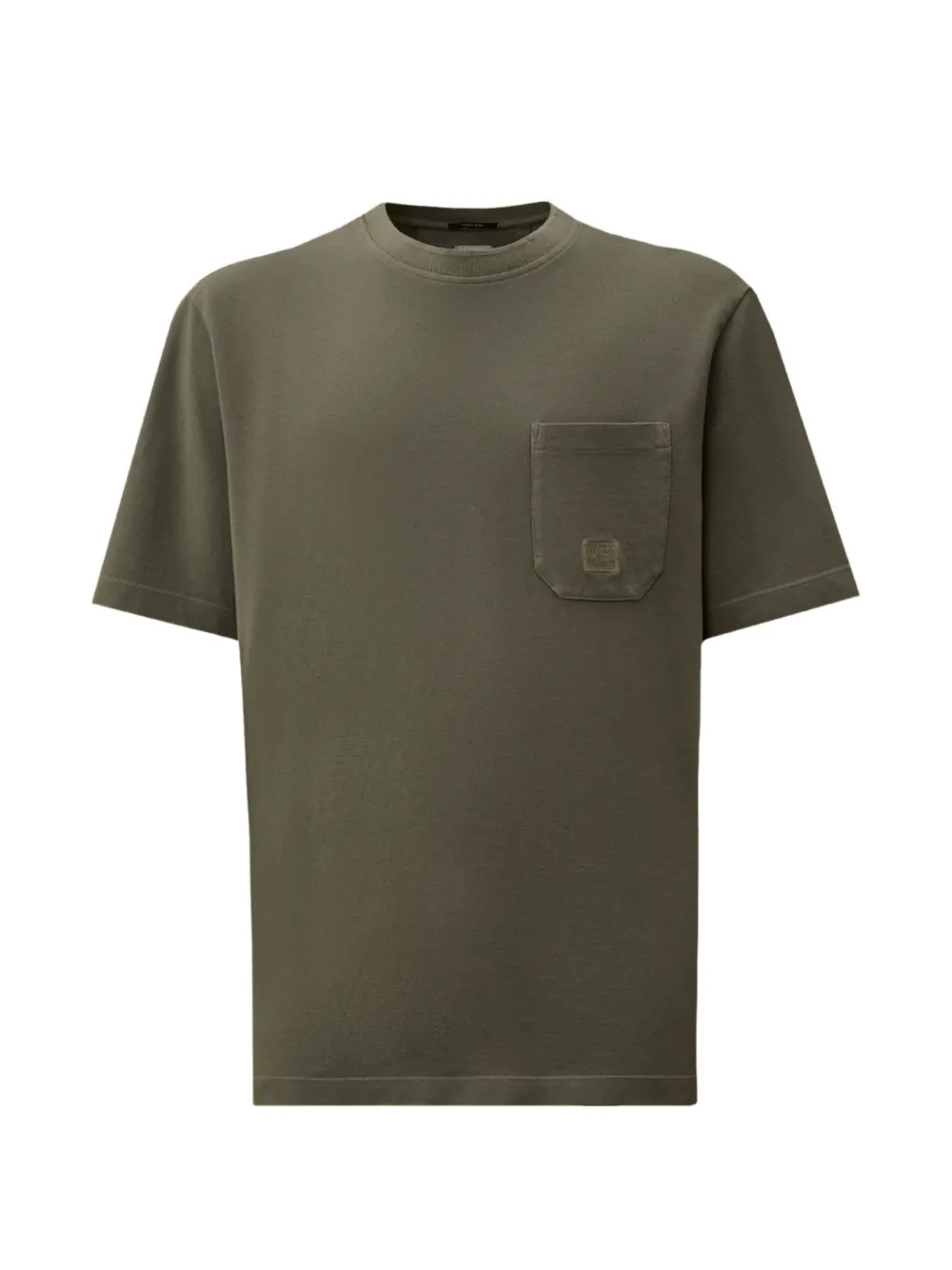 

Футболка с круглым вырезом и карманом C.P. Company, серый