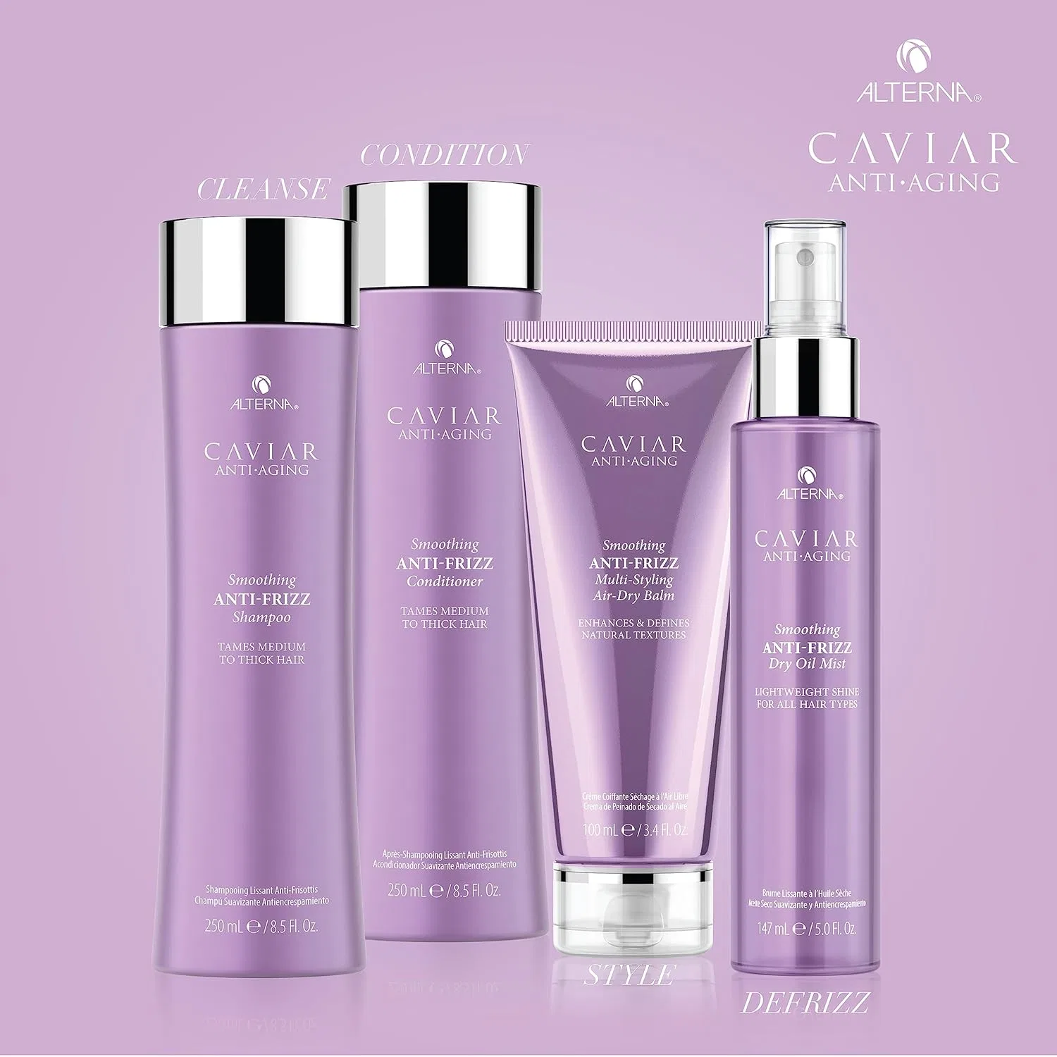 Разглаживающий кондиционер против пушистости «Caviar Smoothing Anti-Frizz» от Alterna Alterna — фото 3