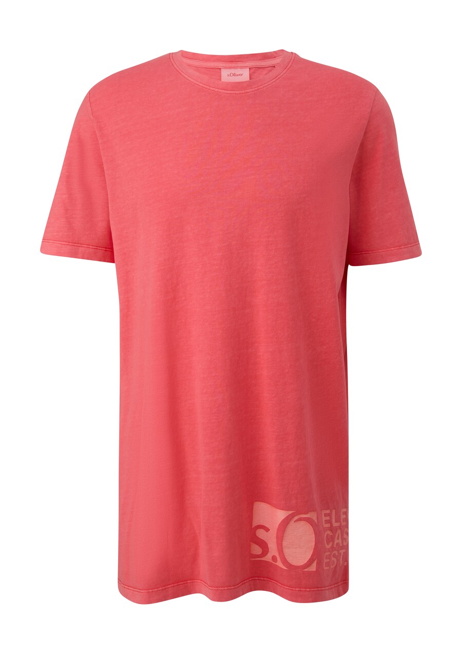 

Классическая футболка s.Oliver Shirt, цвет red/pastel red
