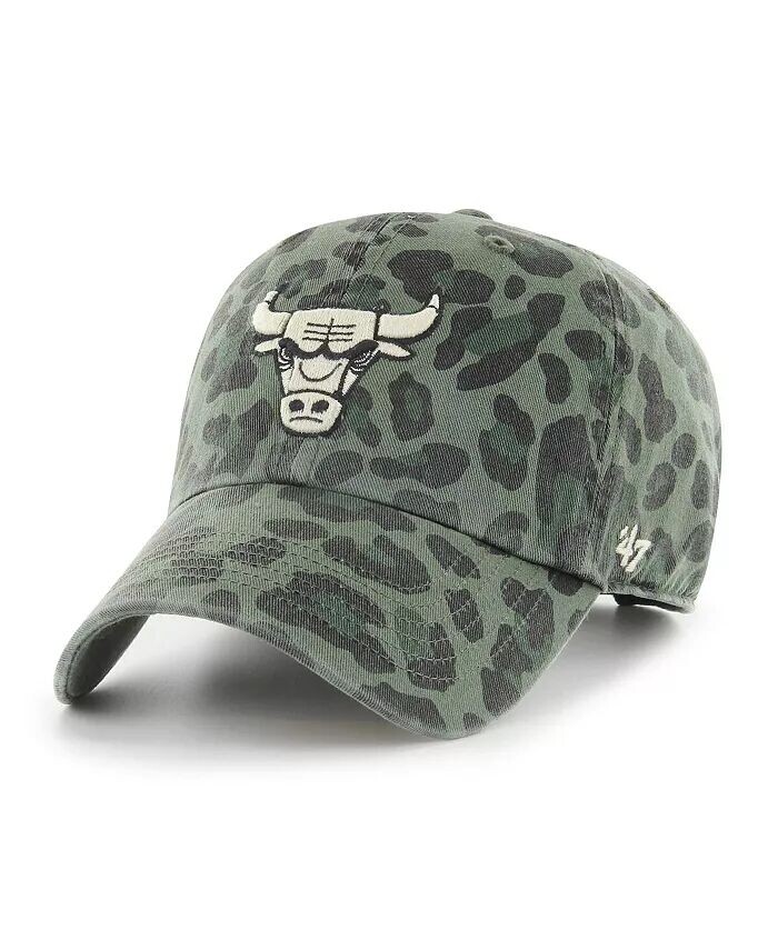 

Зеленая женская регулируемая кепка Chicago Bulls Bagheera Clean Up '47 Brand, зеленый
