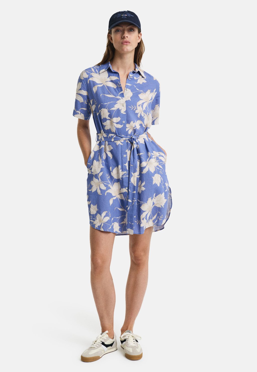 

Платье-рубашка FLORAL PRINT GANT, синий