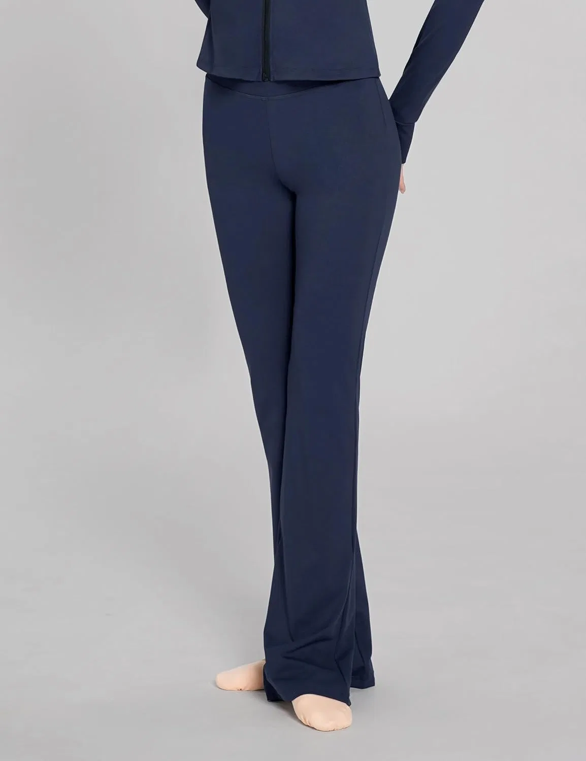 Детский спортивный костюм с курткой и расклешенными брюками Lovdaswi, Navy-pants — фото 3