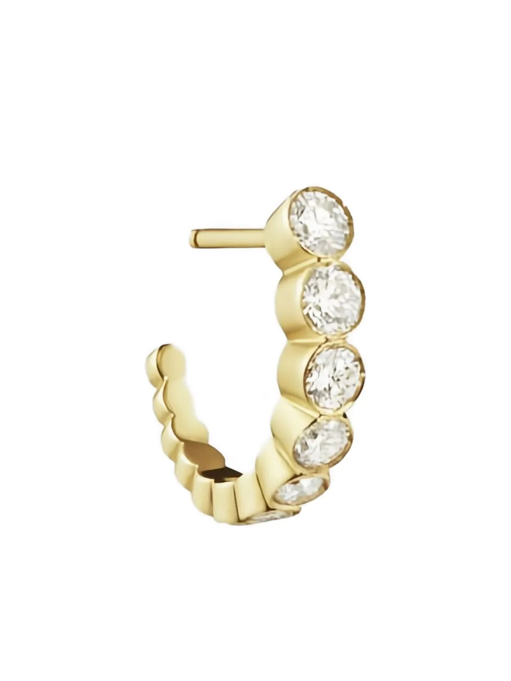 

Бриллиантовые серьги Petite Boucle из 18-каратного желтого золота Sophie Bille Brahe, золотой