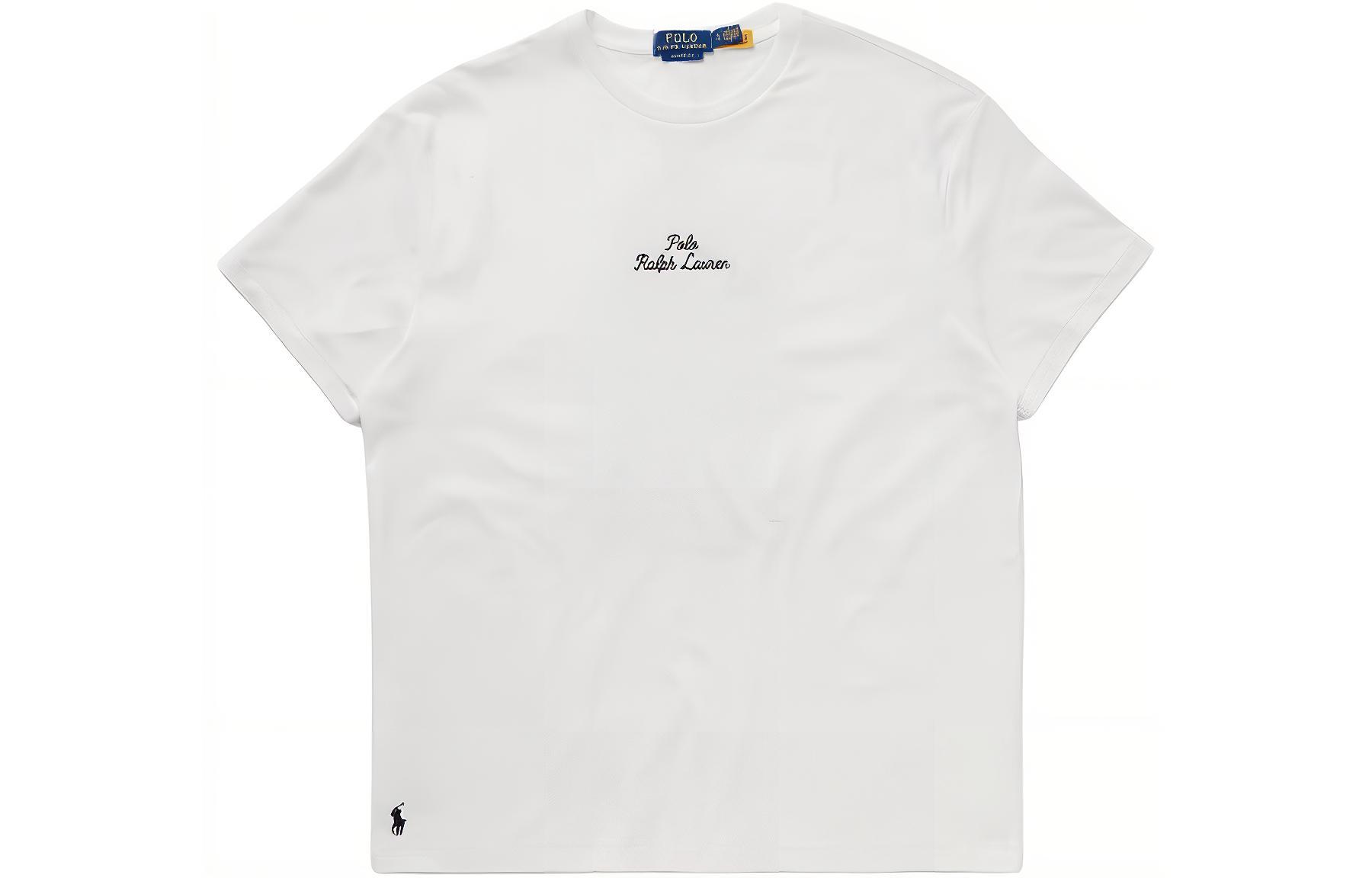 

Футболка с вышитым логотипом Polo Ralph Lauren, белый