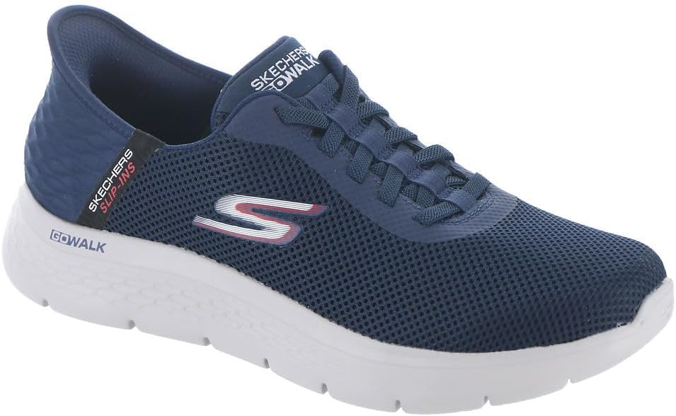 

Мужские слипоны Skechers Go Walk Flex Hands Up без использования рук, темно-синий