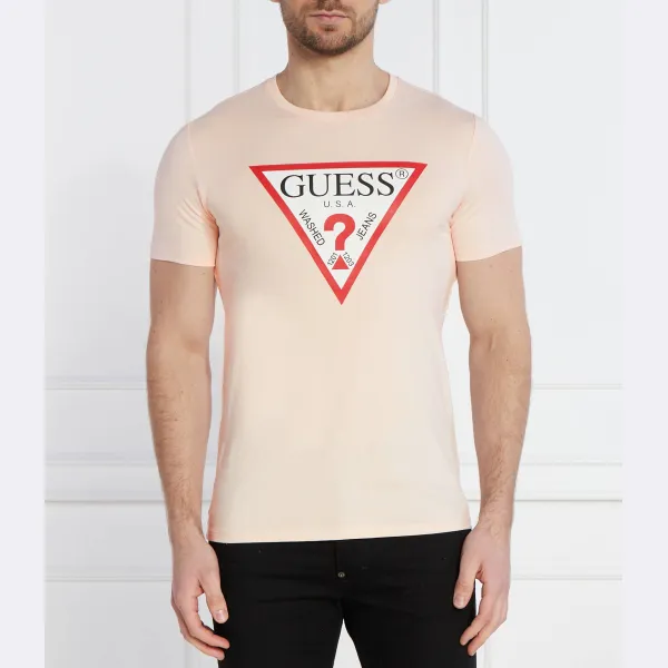 

Облегающая футболка Guess, розовый