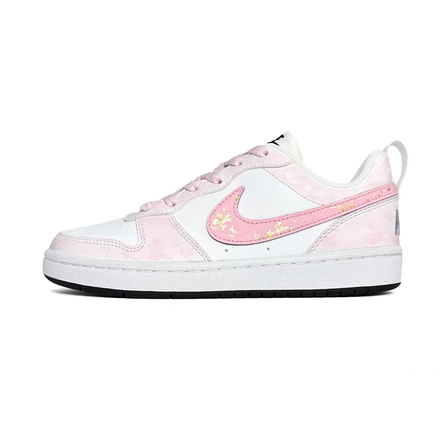 

Nike Court Borough Girlish Ins Preppy Style, индивидуальная ниша, синтетическая кожа, устойчивая к истиранию и скольжению