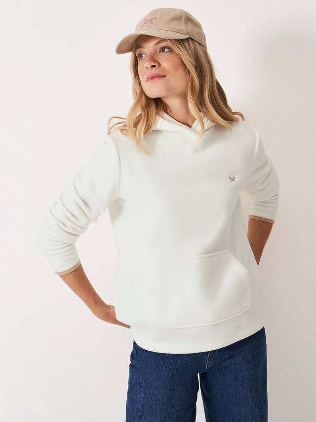 

Микрофлисовая толстовка с капюшоном Crew Clothing, Ivory
