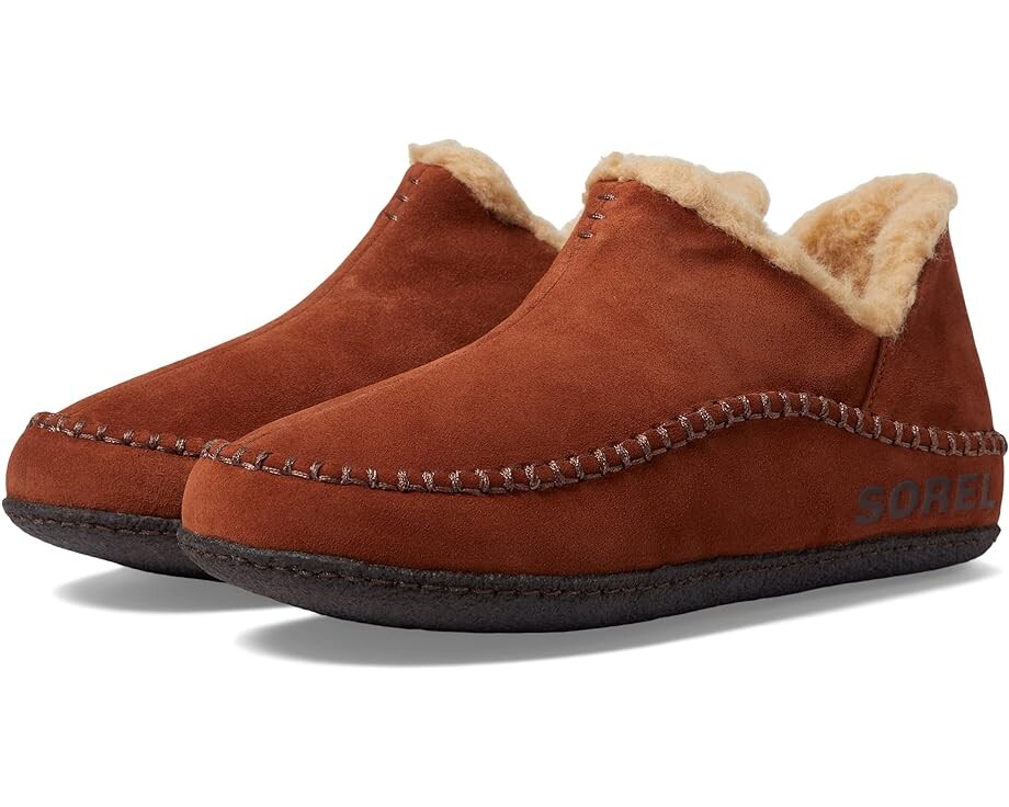 

Тапочки SOREL Manawan II, цвет Dark Amber/Blackened Brown