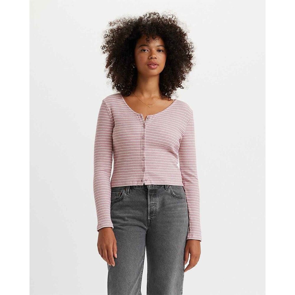 

Футболка Levi´s Monica Long Sleeve Round Neck, фиолетовый