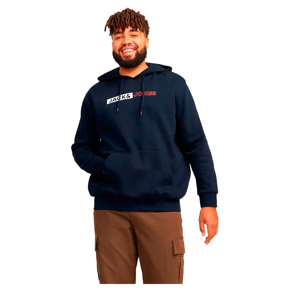 

Худи Jack & Jones Corp Logo Play Plus Size, синий