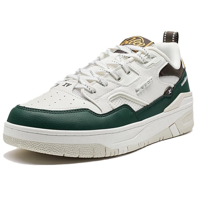 Кроссовки XTEP Skateboarding Shoes Men Low-top Green/White, зеленый — фото 2