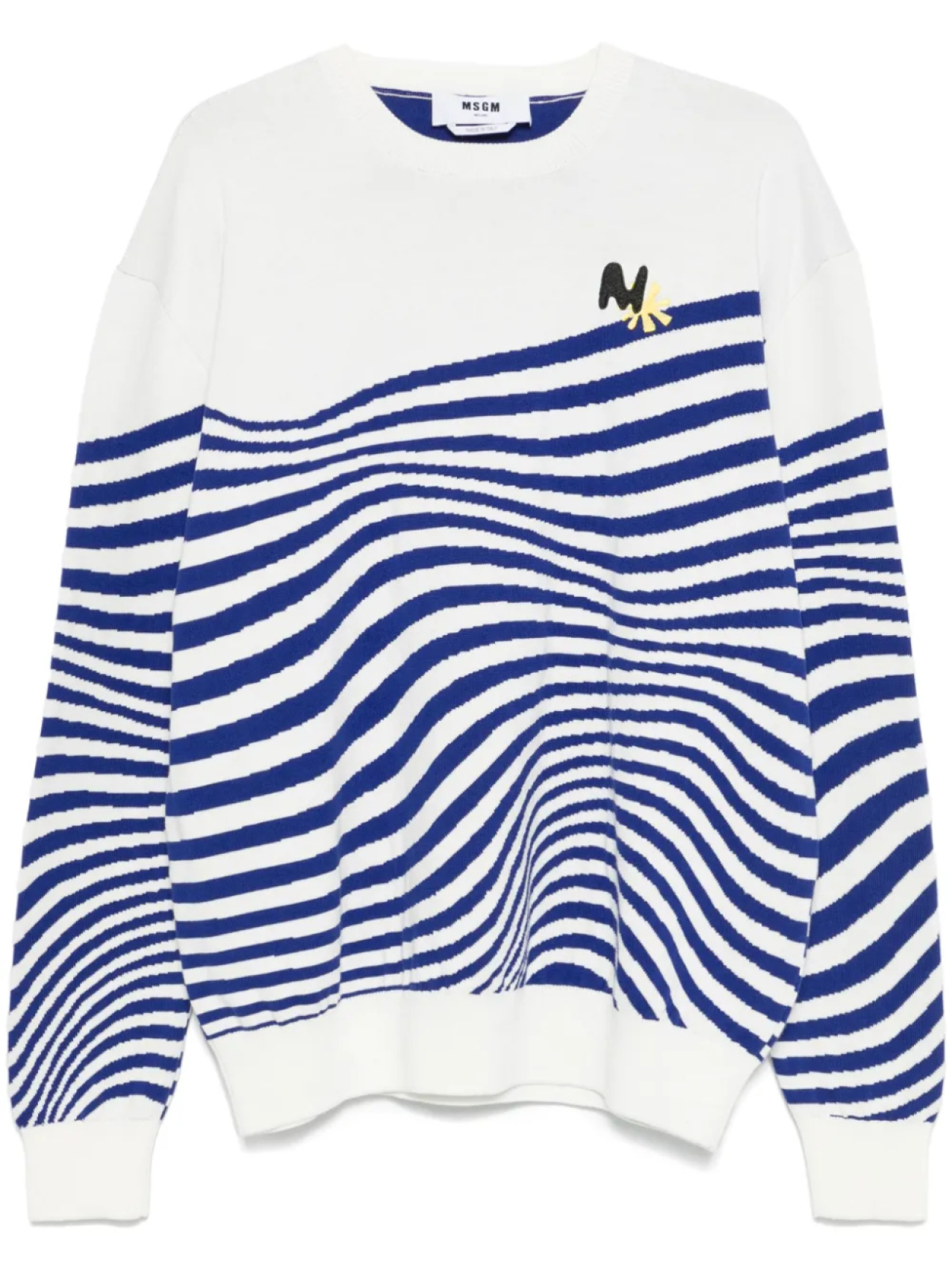 

MSGM свитер с круглым вырезом, белый