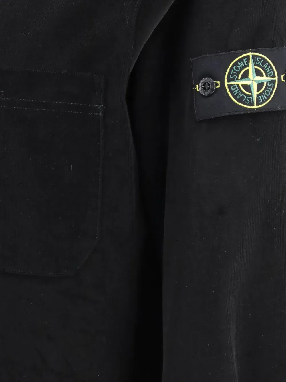 Рубашка с накладными карманами Stone Island, черный — фото 3